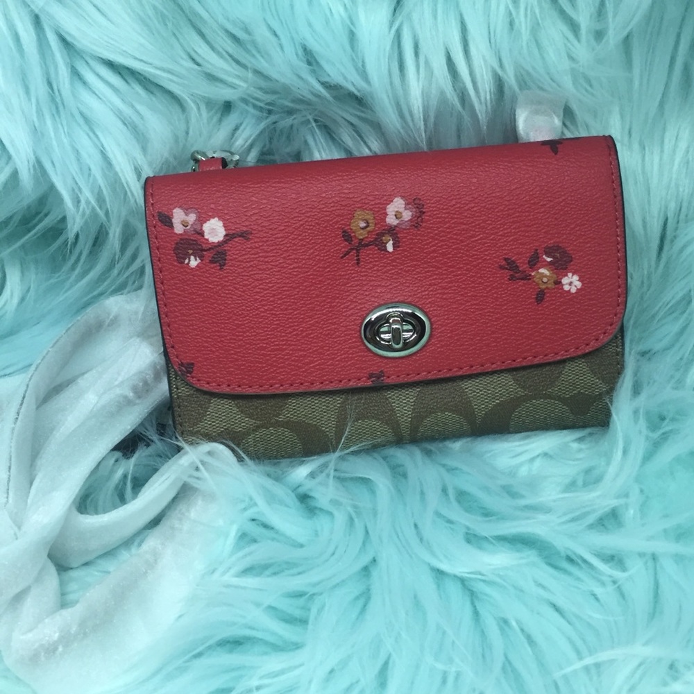 FLAP PHONE CHAIN Crossbody IN SIG CANVAS, Preloved